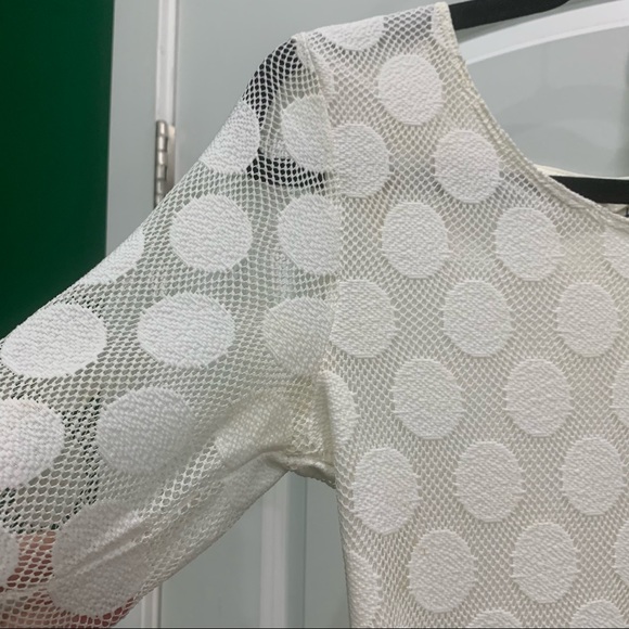 white dress polka dot - Picture 4 of 4